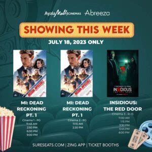 abreeza davao cinema schedule|Abreeza Mall Cinema Movie Schedule .